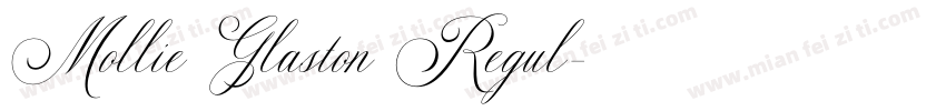 Mollie Glaston Regul字体转换